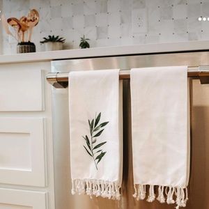 UJ Olive leaf dish towels